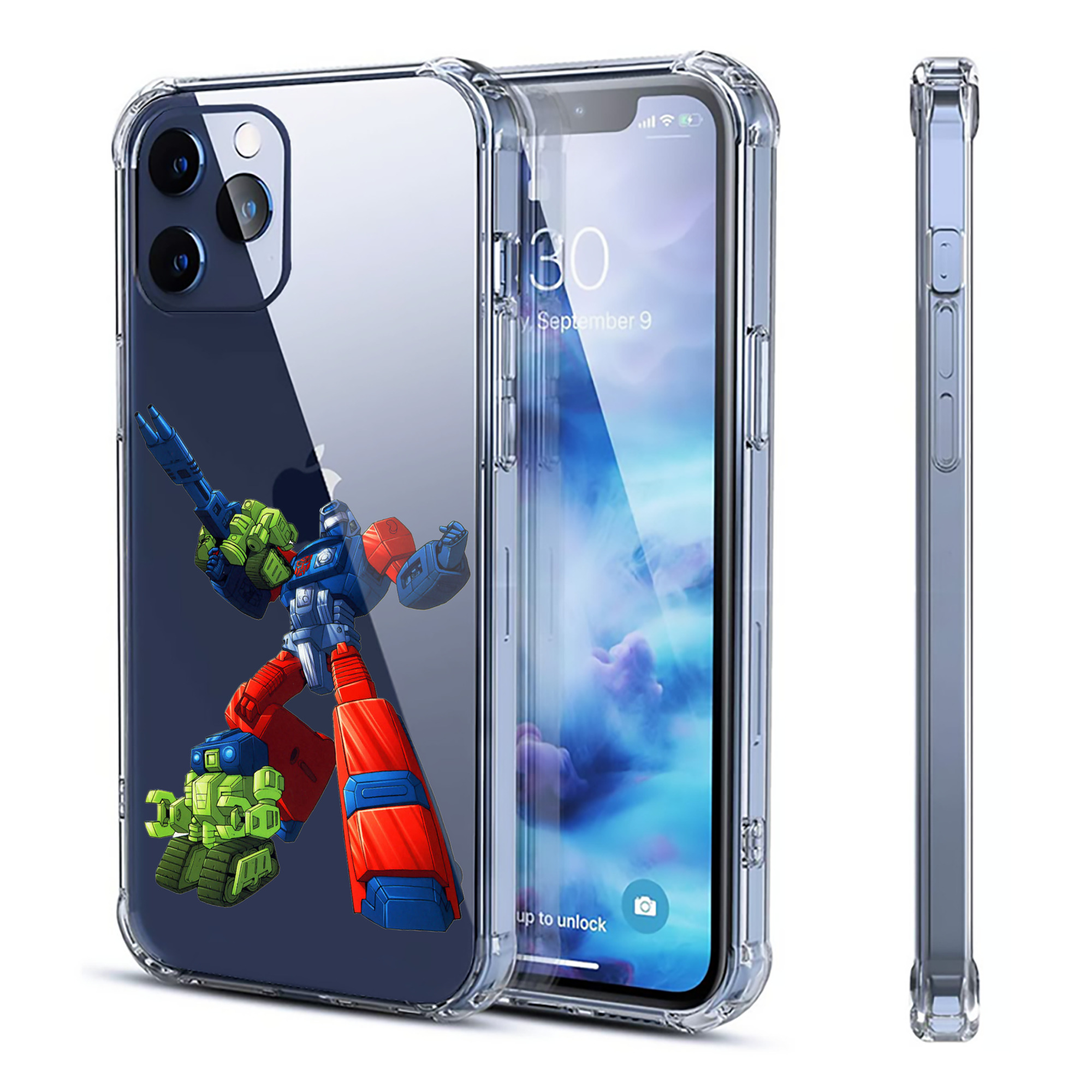 （画像用）  【iPhone 12シリーズ対応】透明スマホケース（クリアソフトケース）